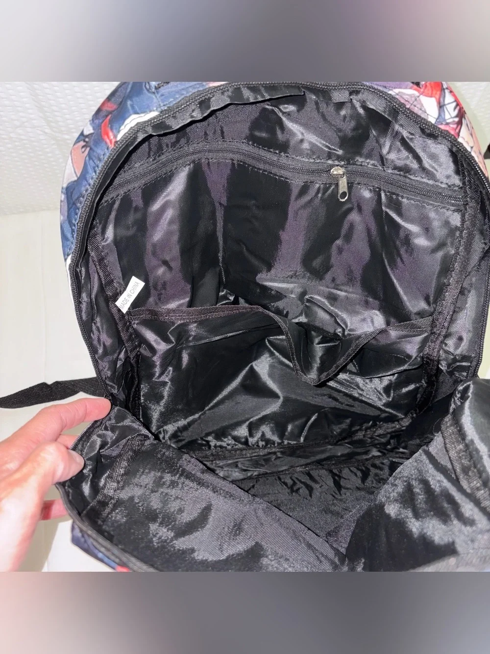 New! 2 Piece Anime Naruto Print Black Backpack And Sling Bag